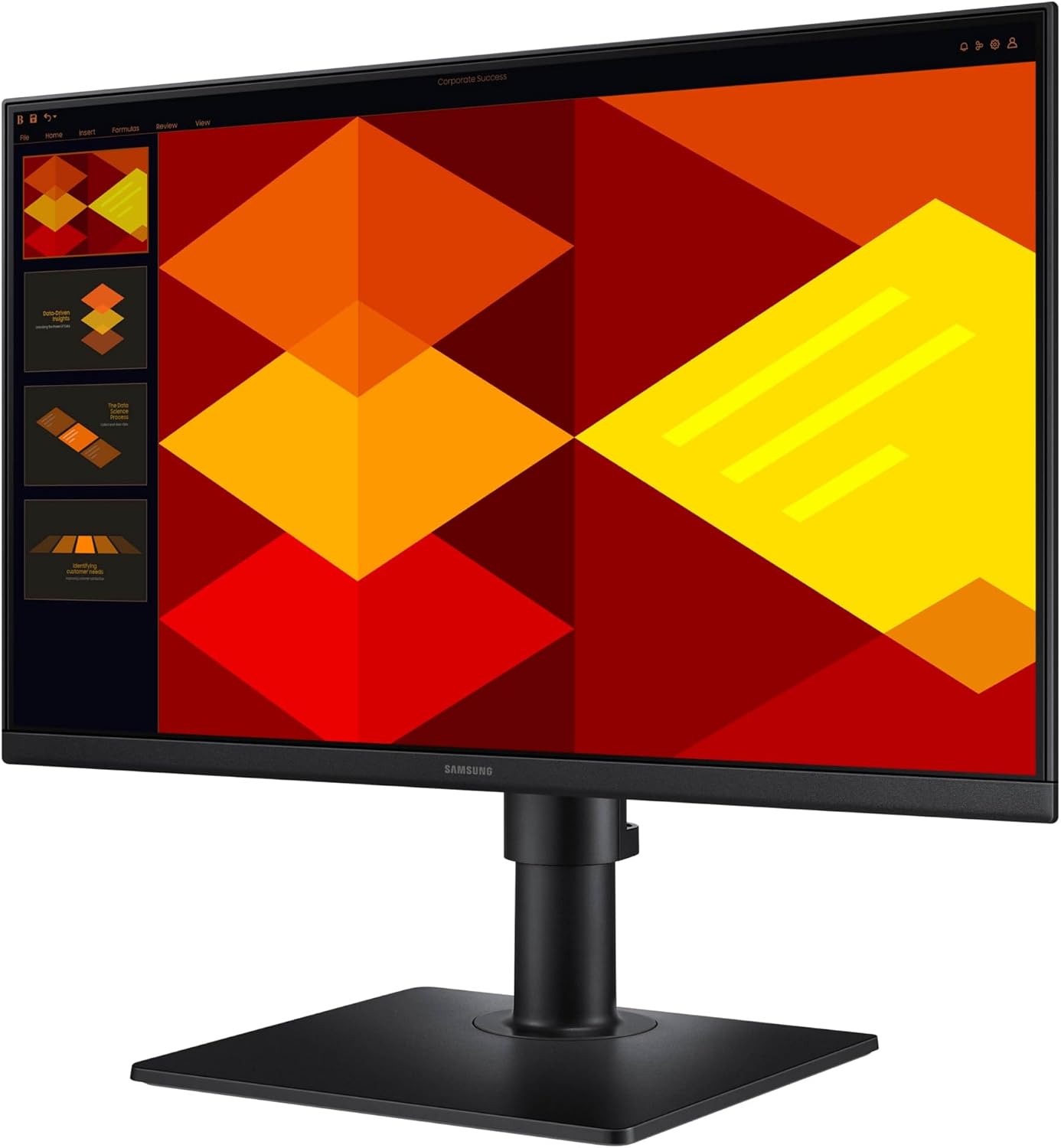 Samsung 22' (S40GD) Borderless Business Monitor with IPS Panel, 100Hz Refresh Rate, Eye Saver Mode, Ergonomic Design, Game Picture Mode, LS22D402GANXGO