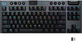 Logitech G915 TKL Tenkeyless Lightspeed Wireless RGB Mechanical Gaming Keyboard, Low Profile Switch Options, LIGHTSYNC RGB, Advanced Wireless and Bluetooth Support - Tactile (Renewed)