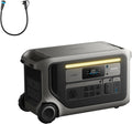 Anker SOLIX F3000 Portable Power Station and TT-30 Charging Cable，3,072Wh, 6,000W Recharging, Solar Generators for Home Use, For Power Outages, Camping, RVs, Emergencies