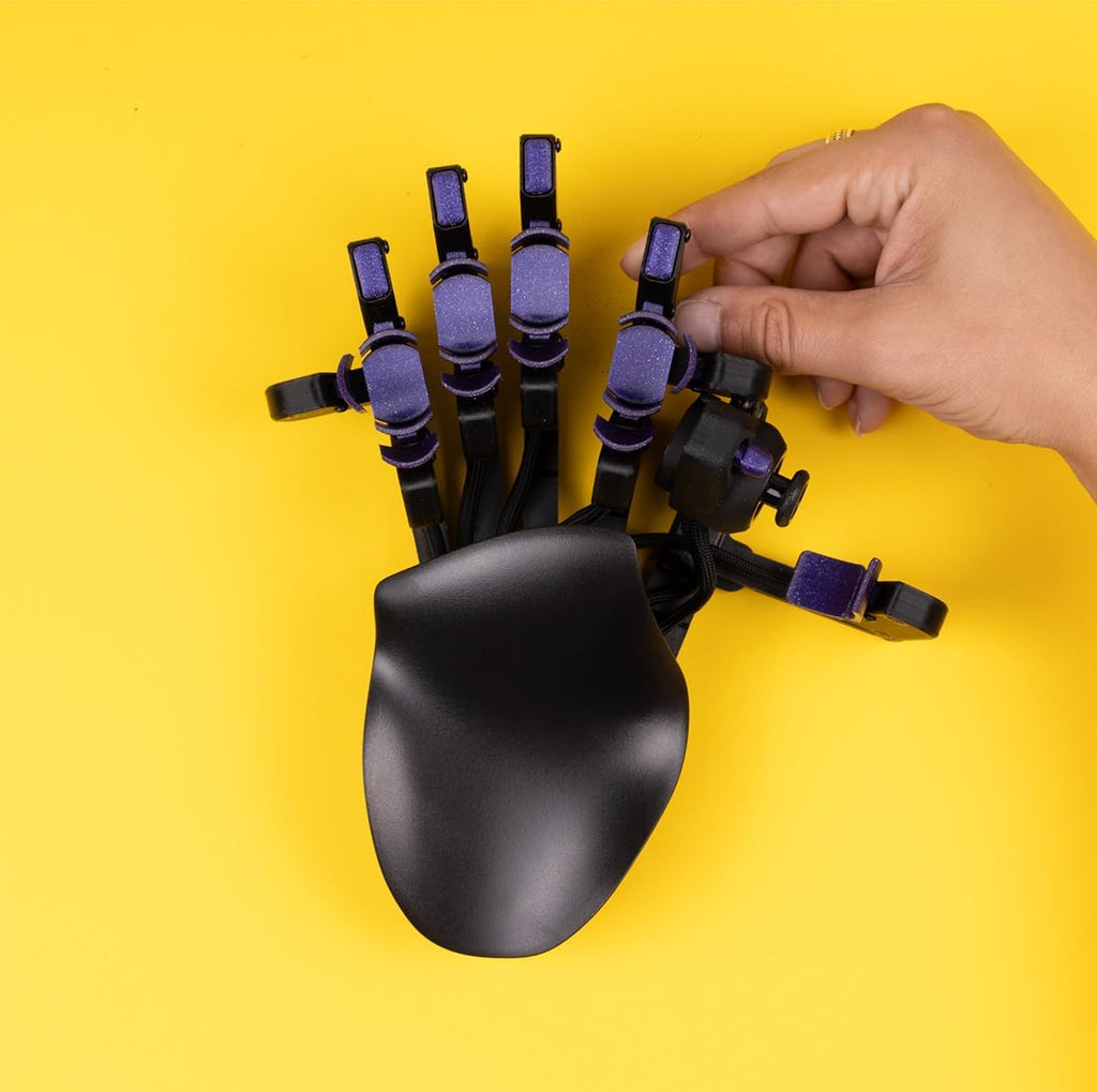 AZERON Gaming Keypad, Programmable One Handed Gaming Keyboard, with Hall Effect Analog and 30 Programmable Keys, 3D Printed Customized Keypad, for Righties (Galaxy Purple, Cyborg ll Compact)