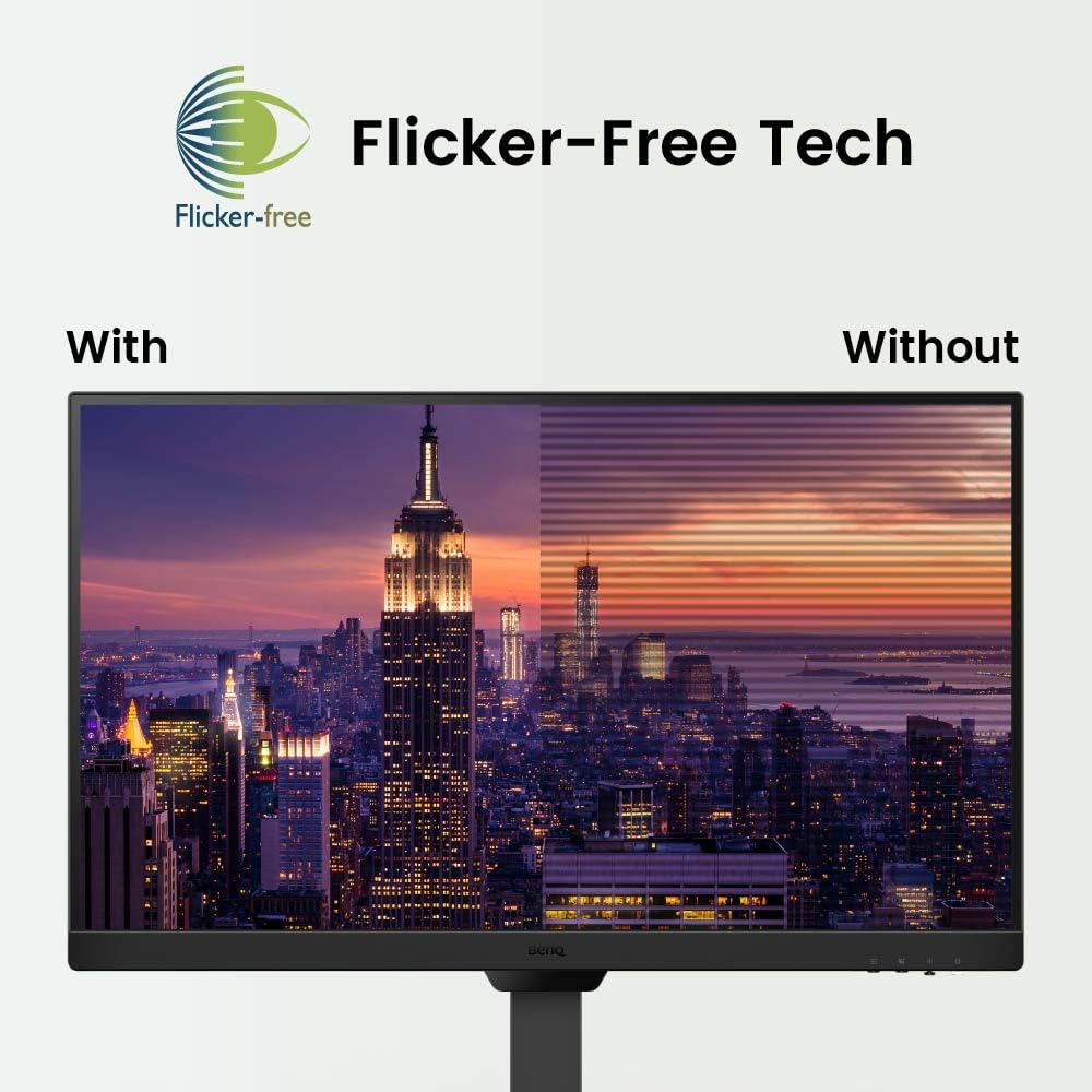 BenQ GW2790T Computer Monitor 27' 100Hz FHD 1920x1080p | IPS | Eye-Care Tech | Low Blue Light | Anti-Glare | Adaptive Brightness | Height and Tilt Adjustable | Built-in Speakers | DisplayPort | HDMI