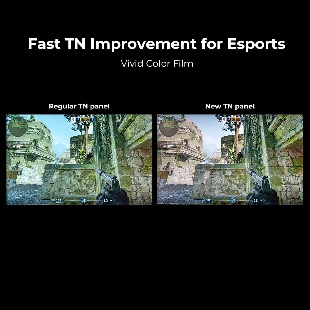 BenQ Zowie XL2586X+ 24.1 New Fast TN 600Hz Gaming Monitor, DyAc 2, 1080p, Auto Game Mode by XL Setting to Share, Height Adjustment Powered by Industrial-Grade Bearing Design, S Switch, Shielding Hood