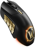 SteelSeries Aerox 9 Wireless: World of Warcraft Edition — Free in-Game Item — MMO Gaming Mouse — 18 Programmable Buttons — Lightweight — Bluetooth/2.4GHz — 18K DPI TrueMove Air Sensor (Renewed)