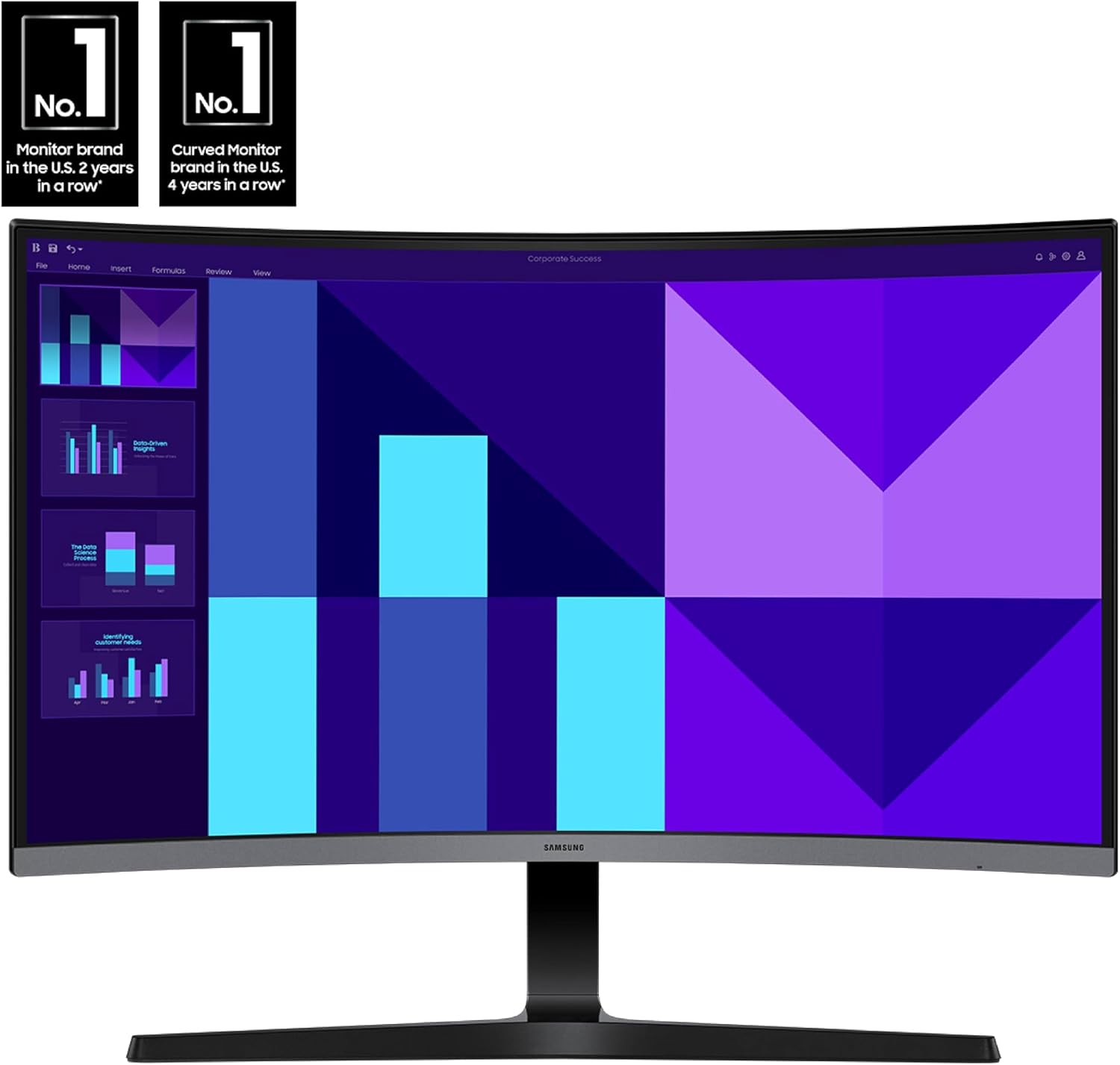 Samsung LS32D396GANXZA FHD 100Hz Curved 32 Inch Monitor with Speakers and 2 Year Amber Protection Plan (2025)