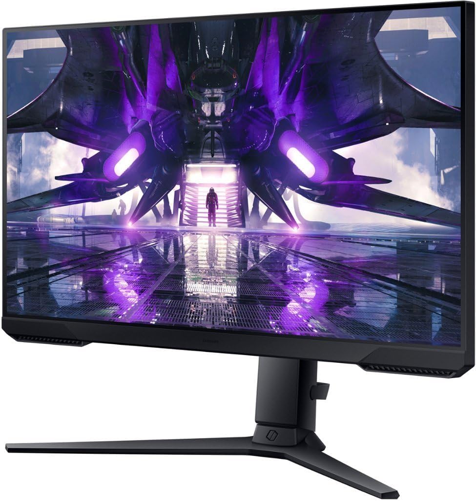 Samsung 27' Odyssey G3 Series FHD Gaming Monitor, 165Hz, 1ms, Eye Saver Mode, FreeSync Premium, VESA Mount Capability, Height Adjustable Screen, Black, with HDMI Cable