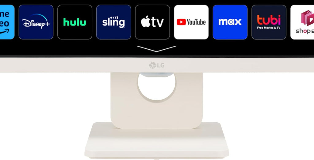 LG 27U511SA-W 27-Inch Smart Full HD (1920 x 1080) IPS Computer Monitor, 100Hz, Built-in Speaker, Airplay, Bluetooth, Screen Share, Flicker Safe, Reader Mode, Remote Control, HDMI, Tilt Stand, White