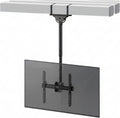 ZeboZap ZZTVC2144 Full Motion Outdoor Ceiling TV Mount Height Adjustable Hanging Mount for Patio Gazebo or Pergola Fits 32 to 55 Inch TVs with Tilt Swivel Flip Down Holds Up to 110 Pounds