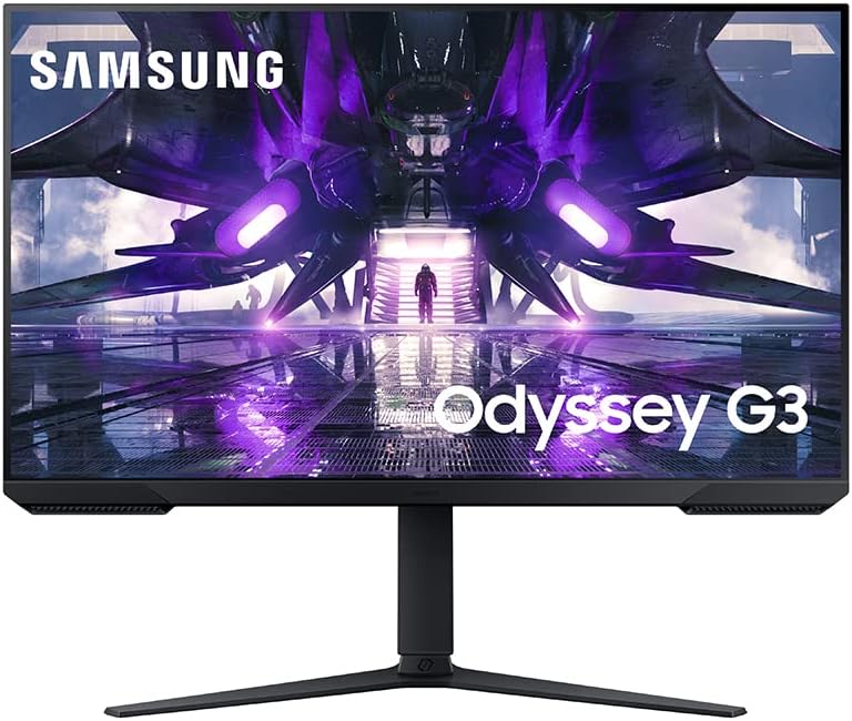 SAMSUNG 32' Odyssey G32A FHD 1ms 165Hz Gaming Monitor with Eye Saver Mode, Free-Sync Premium, Height Adjustable Screen for Gamer Comfort, VESA Mount Capability (LS32AG320NNXZA)