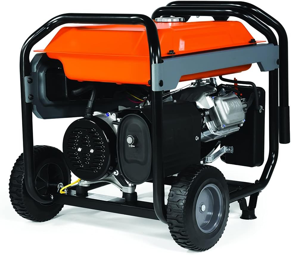 Generac 7690 GP6500 6,500-Watt Gas-Powered Portable Generator - Powerrush Advanced Technology - Reliable Power for Emergencies and Recreation - 49-State Compliant