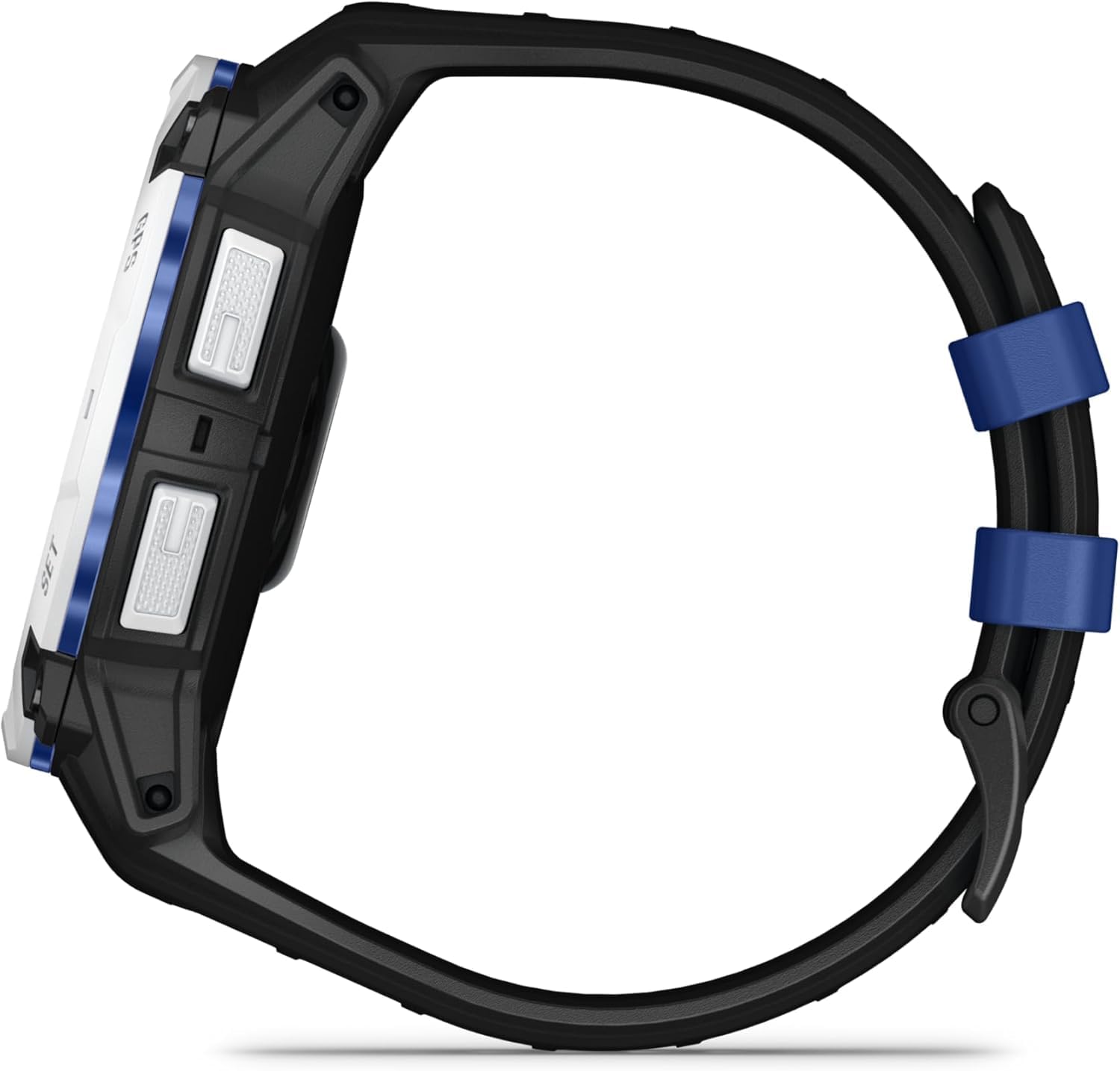 Garmin Instinct 3 Solar 50mm, Rugged Outdoor GPS Smartwatch, Built-in Flashlight, Health Tracking, Supernova Collection, Silicone Band | Black/Bolt Blue, Signature Series Mission-Ready Power Dock