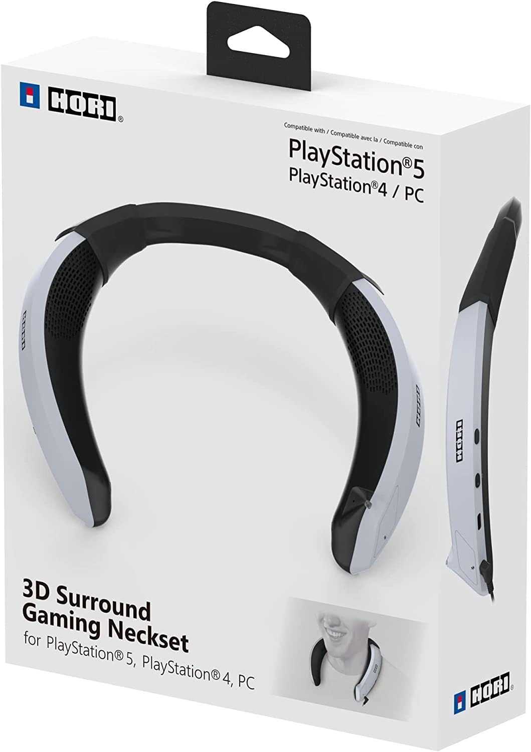 Hori 3D Surround Gaming Neckset - Wired Wearable Speaker for PS5, PS4, PC - PlayStation 5