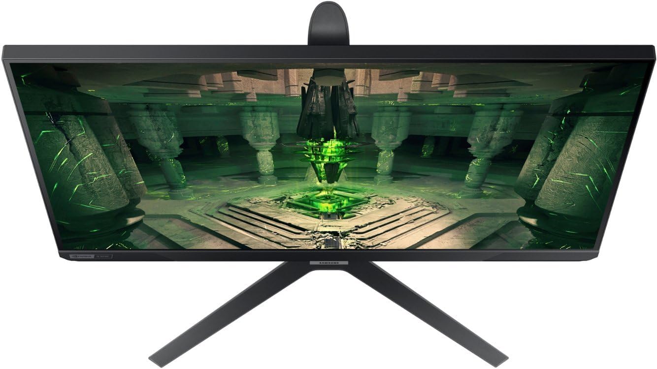 Samsung 27' Odyssey G4 Series FHD Gaming Monitor, 240Hz, 1ms, G-Sync Compatible, AMD FreeSync Premium, Ultrawide Game View, HDR 10, HDMI, Black, with HDMI Cable