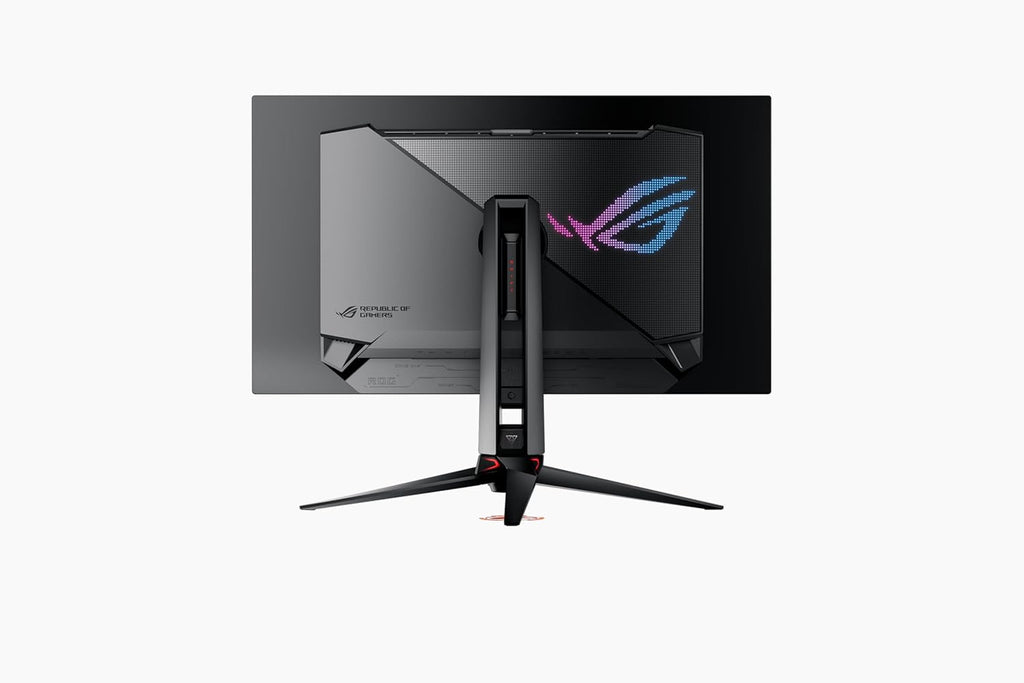 ASUS ROG Swift 32' 4K OLED Gaming Monitor (PG32UCDP) - WOLED, Dual Mode (4K 240Hz, FHD 480Hz), 0.03ms, G-SYNC Compatible, Custom Heatsink, AI Gaming, 99% DCI-P3,True 10-bit, USB-C 90W, 3yr Warranty