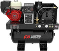 Campbell Hausfeld 3-in-1 Compressor Generator Welder Combo, Honda GX390 Gas Engine, 5000W, 200A, 30 Gallon Tank, 175 PSI, Truck Mount, Black