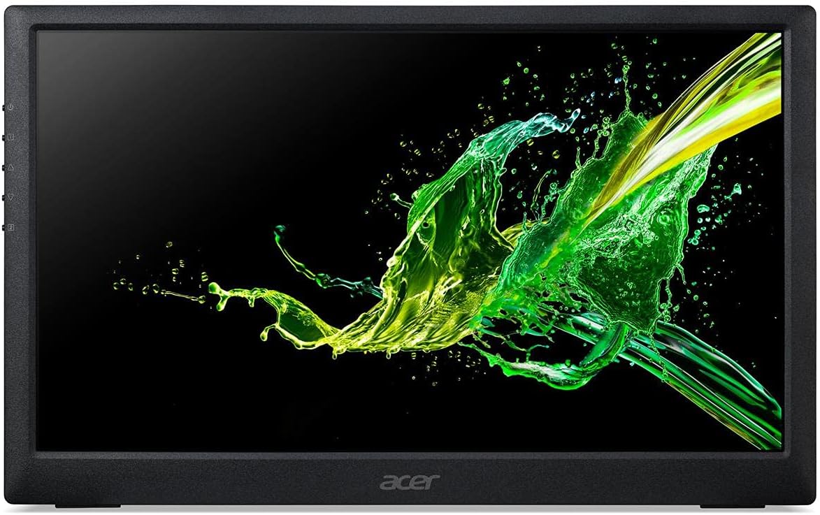 acer PM141Q biux 13.3' Full HD (1920 x 1080) IPS Portable Monitor Ultra Slim Portable Design 1 x USB 3.1 Type-C Port & 1 x Mini HDMI (USB Type-C and Mini HDMI Cable Included)