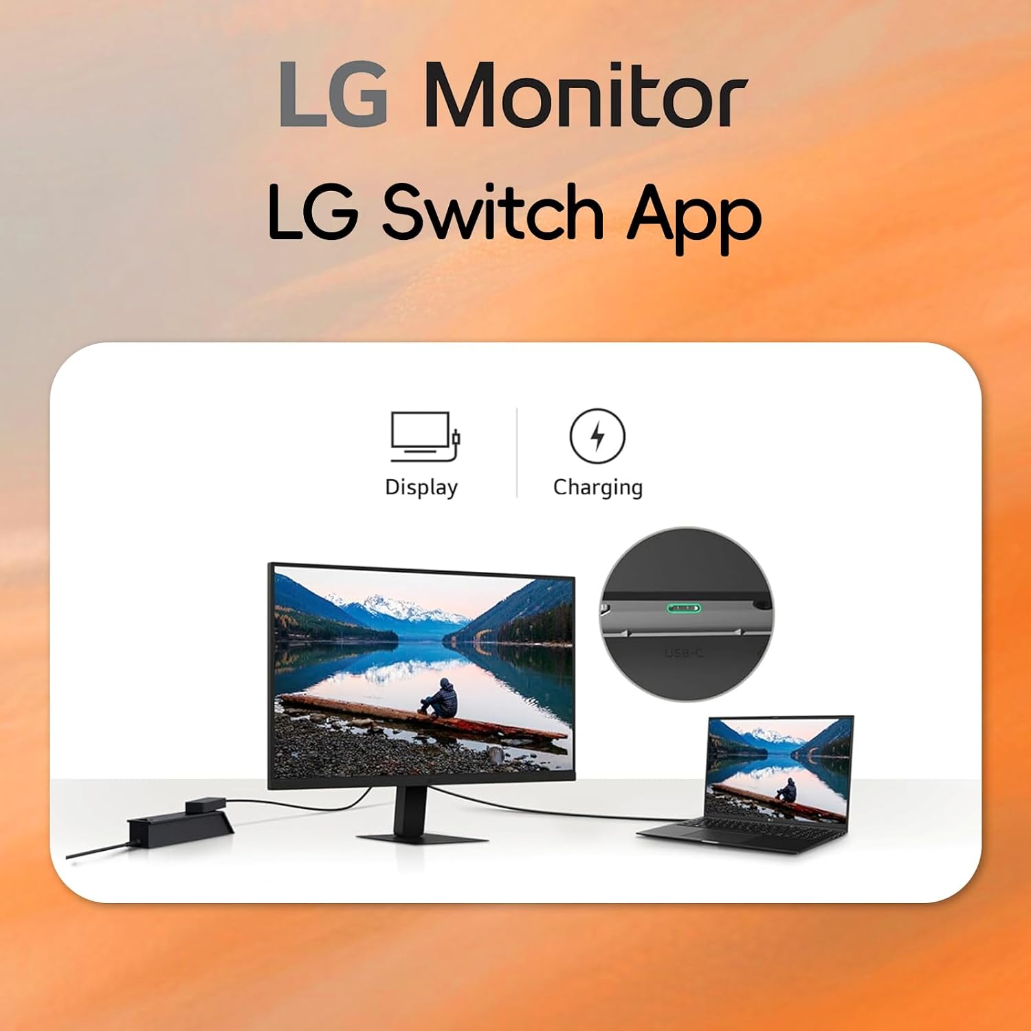 LG 32 inch QHD (2560 x 1440) IPS Computer Monitor, 100Hz, 5ms, HDR10, 99% sRGB, Dynamic Action Sync, Contrast Ratio 1000:1, Reader Mode, Flicker Safe, HDMI, USB Type-C, Tilt Adjustment