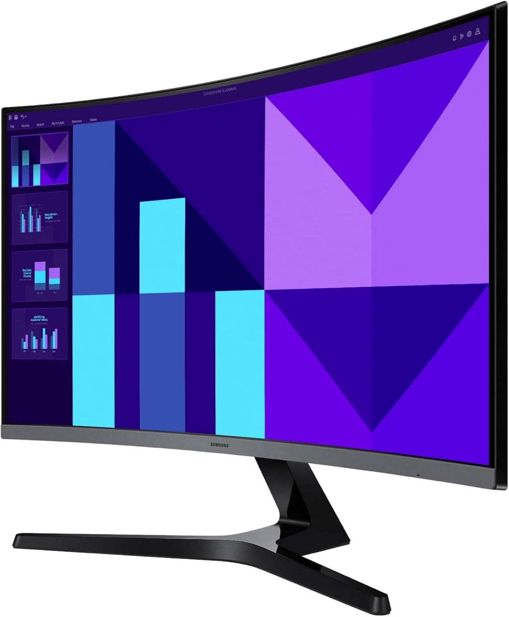 Samsung LS27D396GANXZA FHD 100Hz Curved 27 Inch Monitor with Speakers and 2 Year Amber Protection Plan (2025)