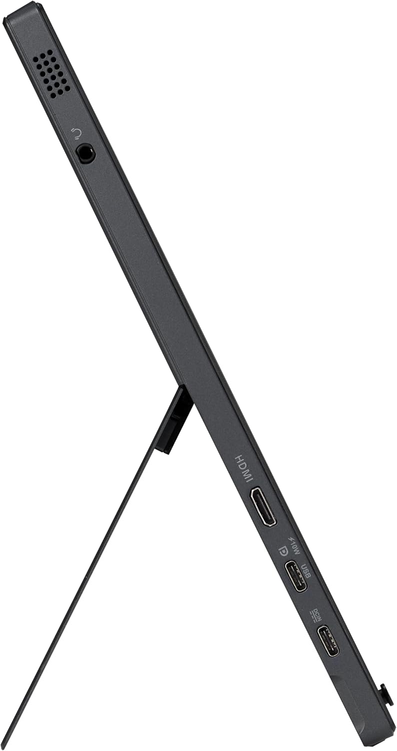 ASUS ZenScreen Touch 16' USB-C Portable Monitor (MB16AMTR) - Full HD, IPS, Built-in Battery, Kickstand, Tripod Socket, Eye Care, Compatible with Laptops, Smartphones and Game Consoles, 3 yr Warranty