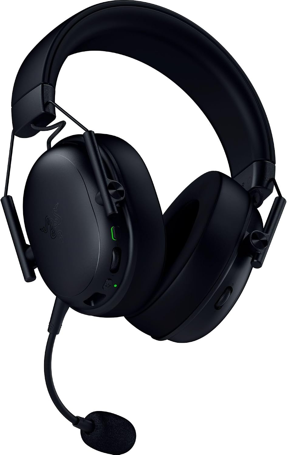Razer BlackShark V3 Wireless Gaming Headset for PC: 50mm Drivers - Super Wideband Mic - 2.4 GHz, Bluetooth, USB - Works with Mac, PS5, Nintendo Switch, Smartphone - 70 Hr Battery - Black (Renewed)