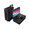 POGA SLY compatible with Xbox Series X Premium Portable Console Travel Case included Trolley and 24'' AOC Gaming Monitor, Black