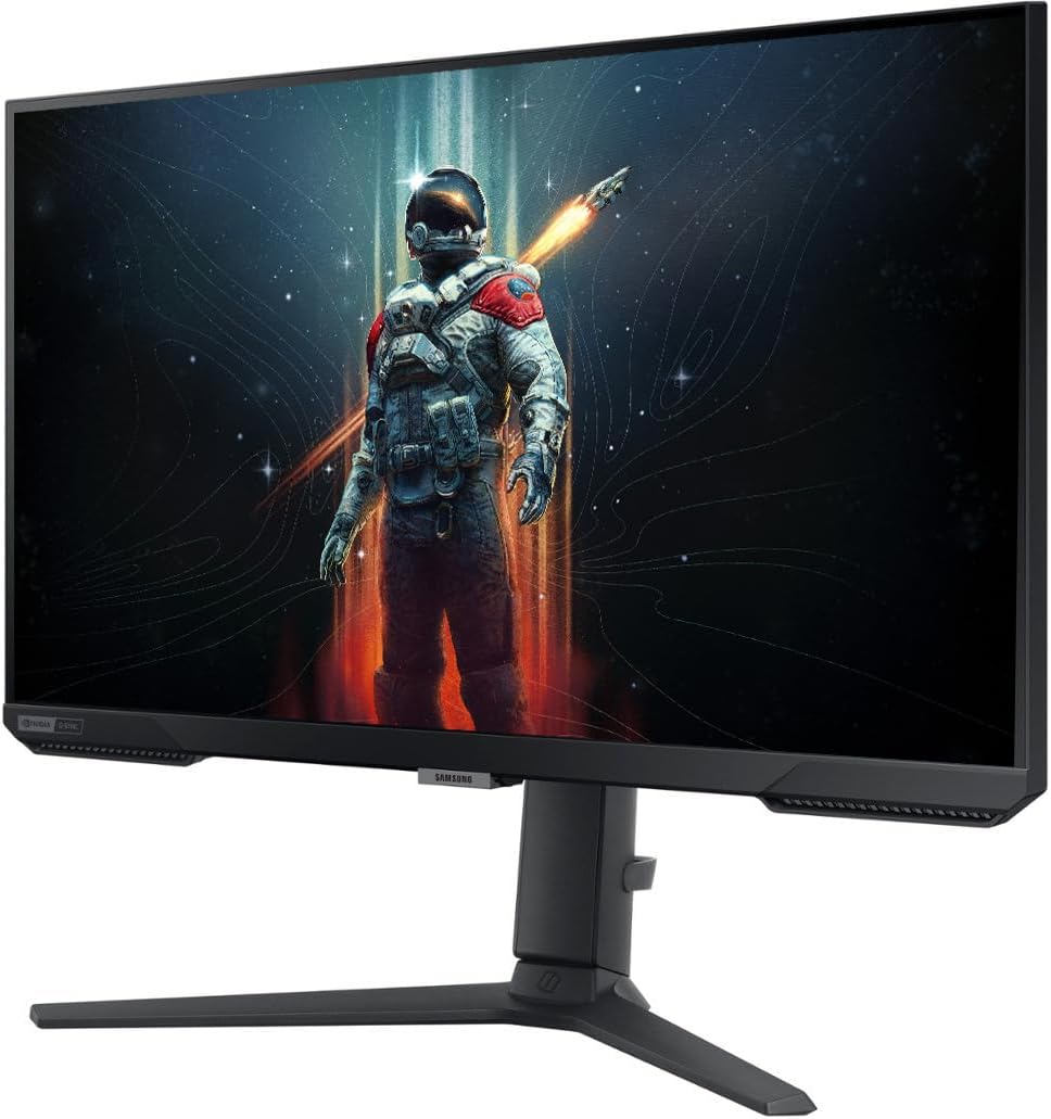 Samsung 27' Odyssey G Series IPS LED Gaming Monitor, Nvidia G-Sync, 240Hz, 1ms, Ultrawide Game View, AMD FreeSync Premium, HDMI, Black, with GSF HDMI Cable