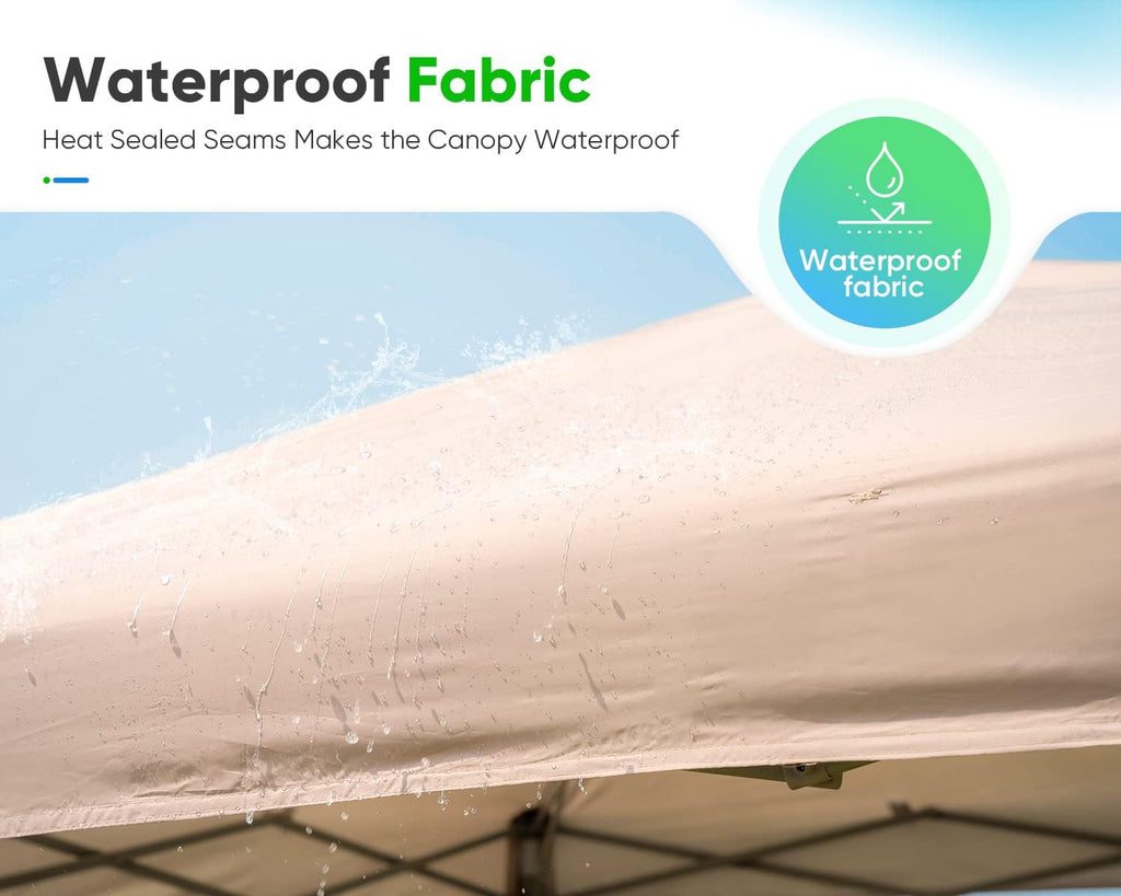 Quictent 10'x20' Pop up Screened Canopy Tent with Mosquito Netting, Portable Easy up Outdoor Screen House Shelter for Patio, Camping and Picnic, Includes Wheeled Carry Bag
