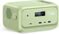 BLUETTI Elite 10 Mini Portable Power Station, 128Wh LiFePO4 Battery with 200W AC Outlet, 10ms UPS Backup, Fast Recharge Solar Generator for Camping, Travel & Outage Emergency Backup (Meadow Green)