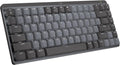 Logitech MX Mechanical Mini Wireless Illuminated Keyboard, Tactile Quiet Switches, Backlit, Bluetooth, USB-C, macOS, Windows, Linux, iOS, Android, Metal