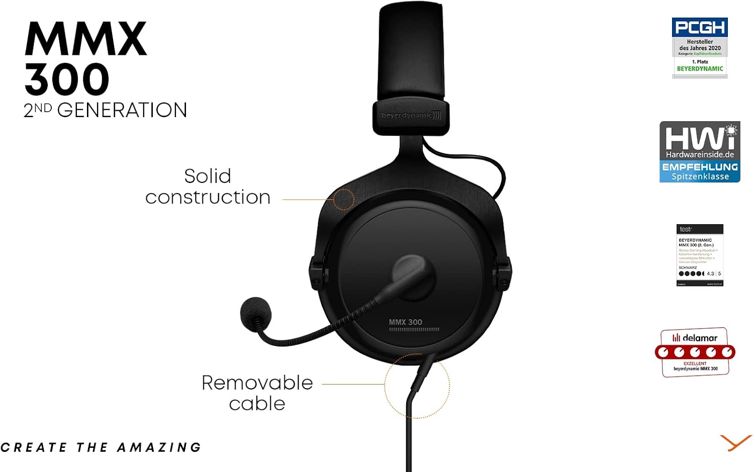 Beyerdynamic 718300 MMX 300 Second Generation Gaming and Multi-Media Headset