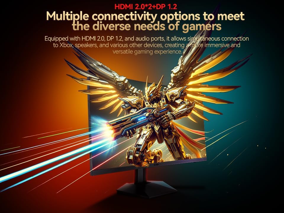 GTek 27 Inch Curved 280Hz 240Hz Gaming Monitor FHD 1080P, 1500R Curve Computer Monitor, 1920 x 1080P, VA 1ms MPRT,FreeSync, DisplayPort/HDMI, for Gaming, Streaming & Home Office