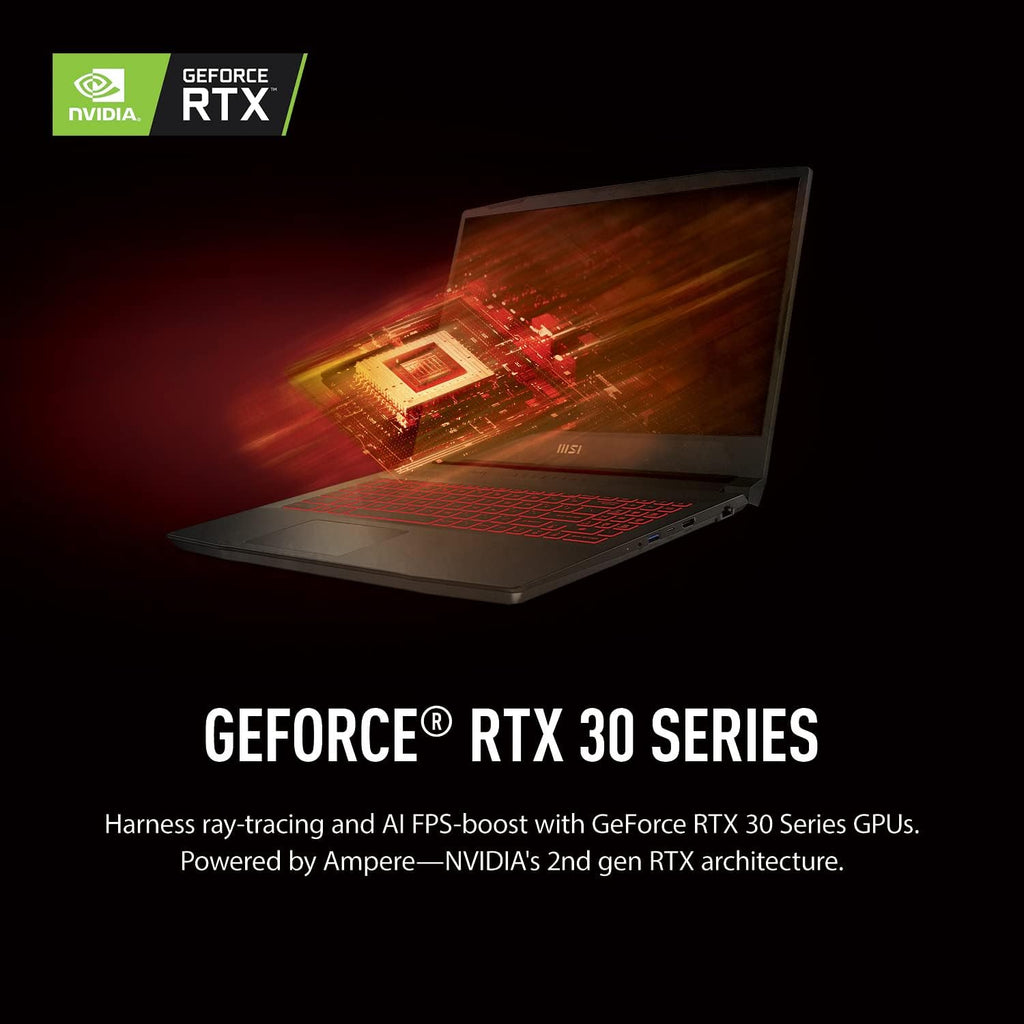 msi Katana GF66 15.6' 144Hz FHD Gaming Laptop: Intel Core i7-12650H, RTX 3050 Ti, 16GB RAM, 512GB NVMe SSD, Type-C USB 3.2 Gen 1, High-Resolution Audio, Cooler Boost 5, Win11 Home, Black (12UD-436)