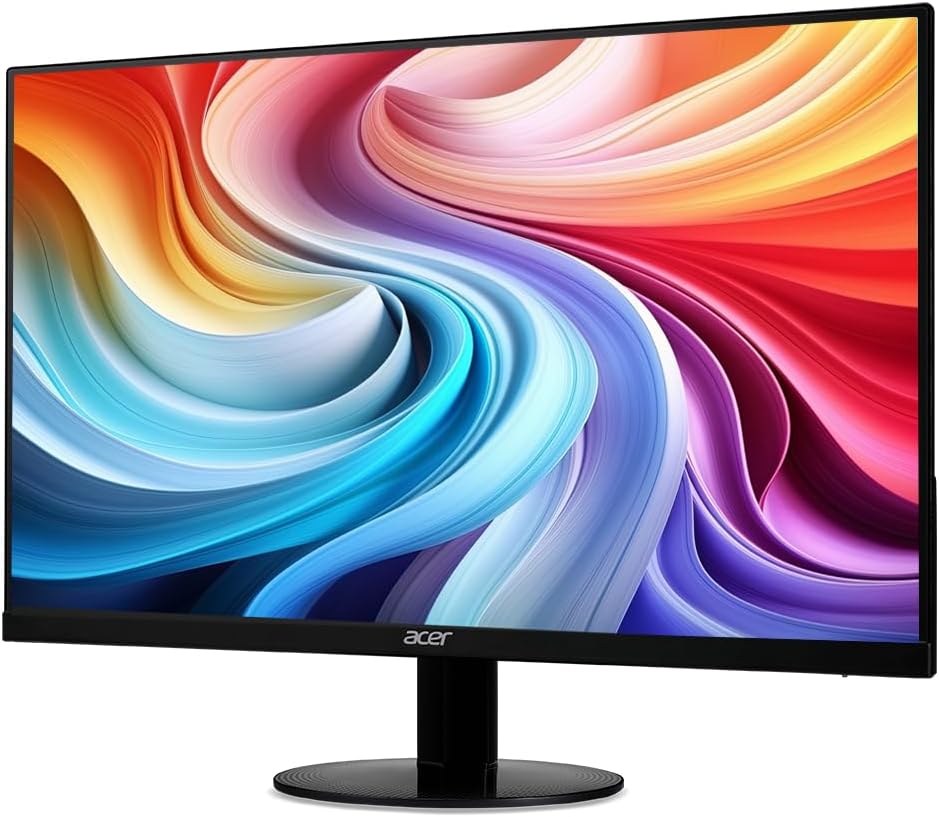 acer SB270 G0bi 27' IPS Full HD (1920 x 1080) Ultra-Thin Zero-Frame Gaming Office Monitor | Adaptive-Sync Support (FreeSync Compatible) | Up to 120Hz Refresh | 1ms (VRB) | Tilt | HDMI & VGA Ports