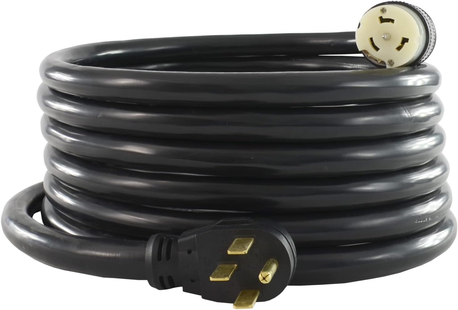 Conntek 1450SS2-25 50 Amp Temp Power Generator Cord, 25-Feet, Black