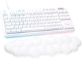 Logitech G713 LIGHTSYNC TKL Wired Mechanical Gaming Keyboard - Tactile Switches (GX Brown)- with Palm Rest - White Mist (Renewed)