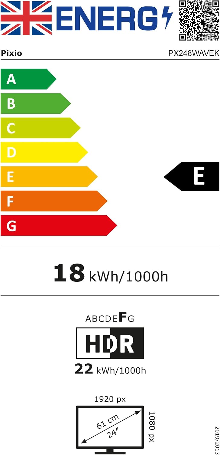 Pixio PX248 Wave Pink 24 inch 200Hz Refresh Rate FHD 1080p Resolution Fast IPS Panel 1ms GTG Response Time Built-in Speakers Gaming Monitor with Adaptive Sync