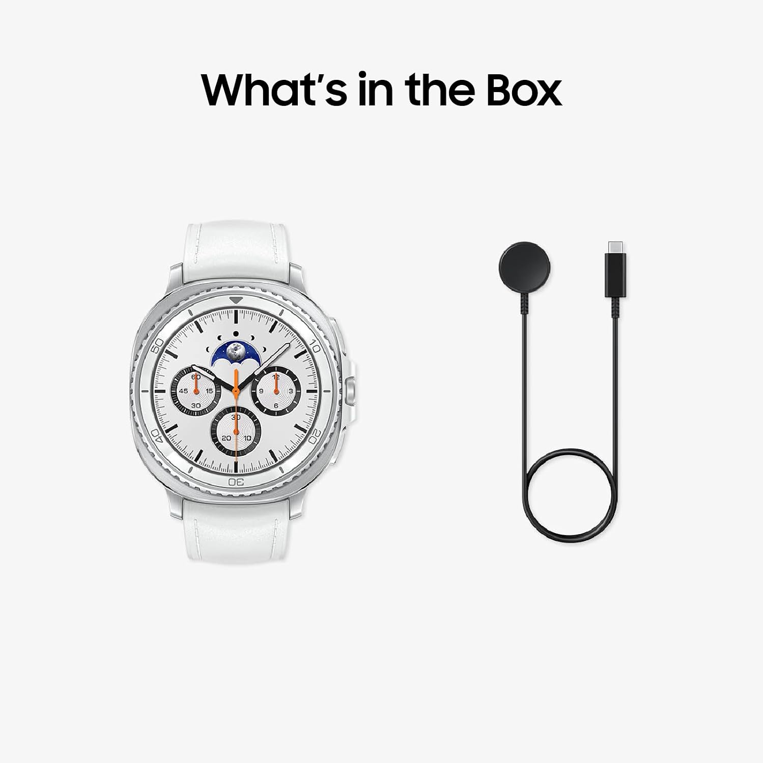 Samsung Galaxy Watch 8 Classic (2025) 46mm Bluetooth Smartwatch, Cushion Design, Rotating Bezel, Quick Button, Sleep Coaching, Running Coach, Energy Score, White [US Version, 2 Yr Warranty]