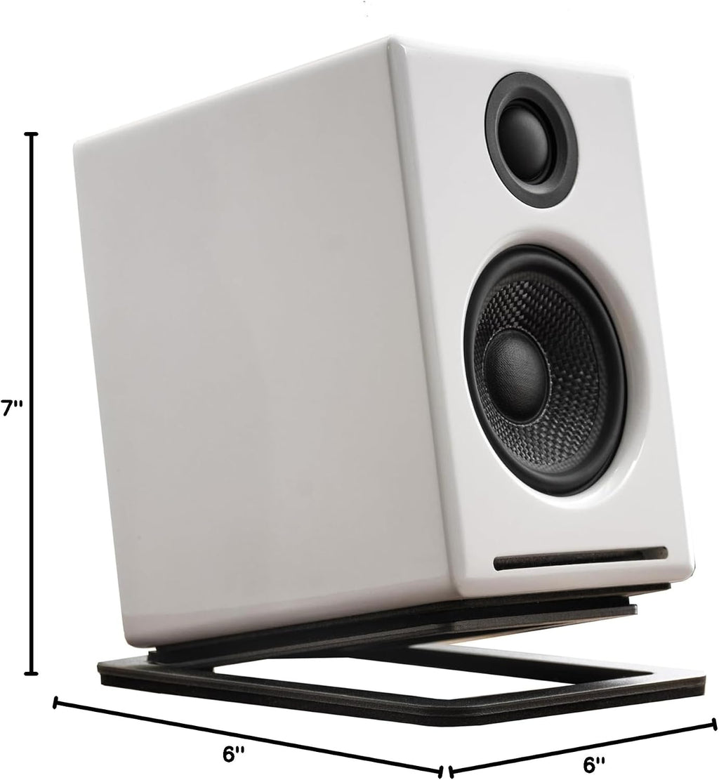 Audioengine A2+ 24 Bit 60 Watt Bluetooth Desktop Computer Speakers for Music and Gaming - PC MAC Laptop Tablet