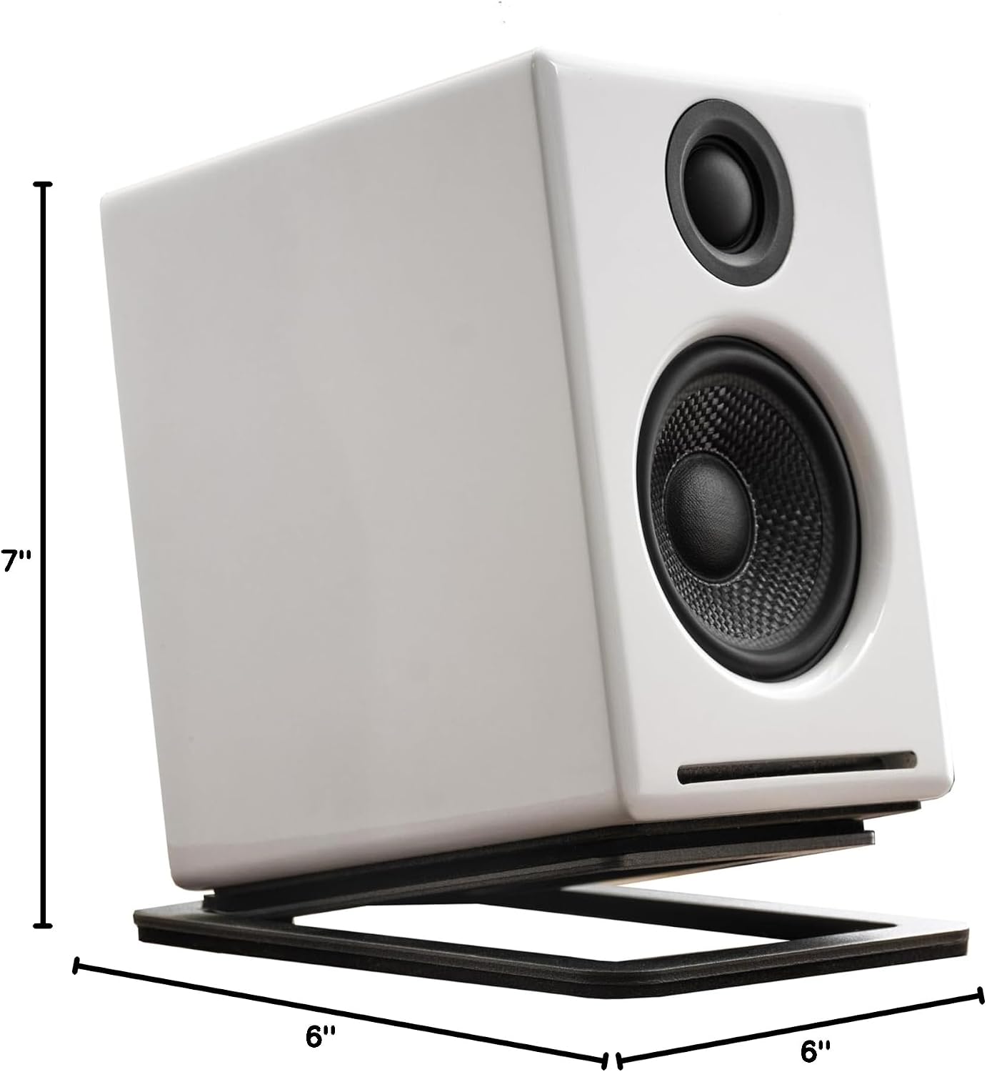 Audioengine A2+ 24 Bit 60 Watt Bluetooth Desktop Computer Speakers for Music and Gaming - PC MAC Laptop Tablet