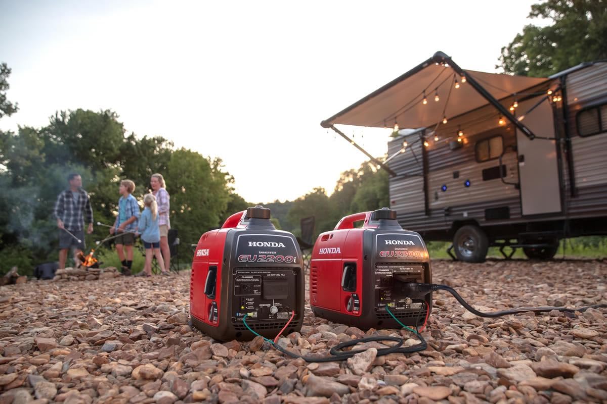Honda EU2200ITAN1 2200-Watt 120-Volt Companion Super Quiet Portable Inverter Generator with CO-Minder - 49-State
