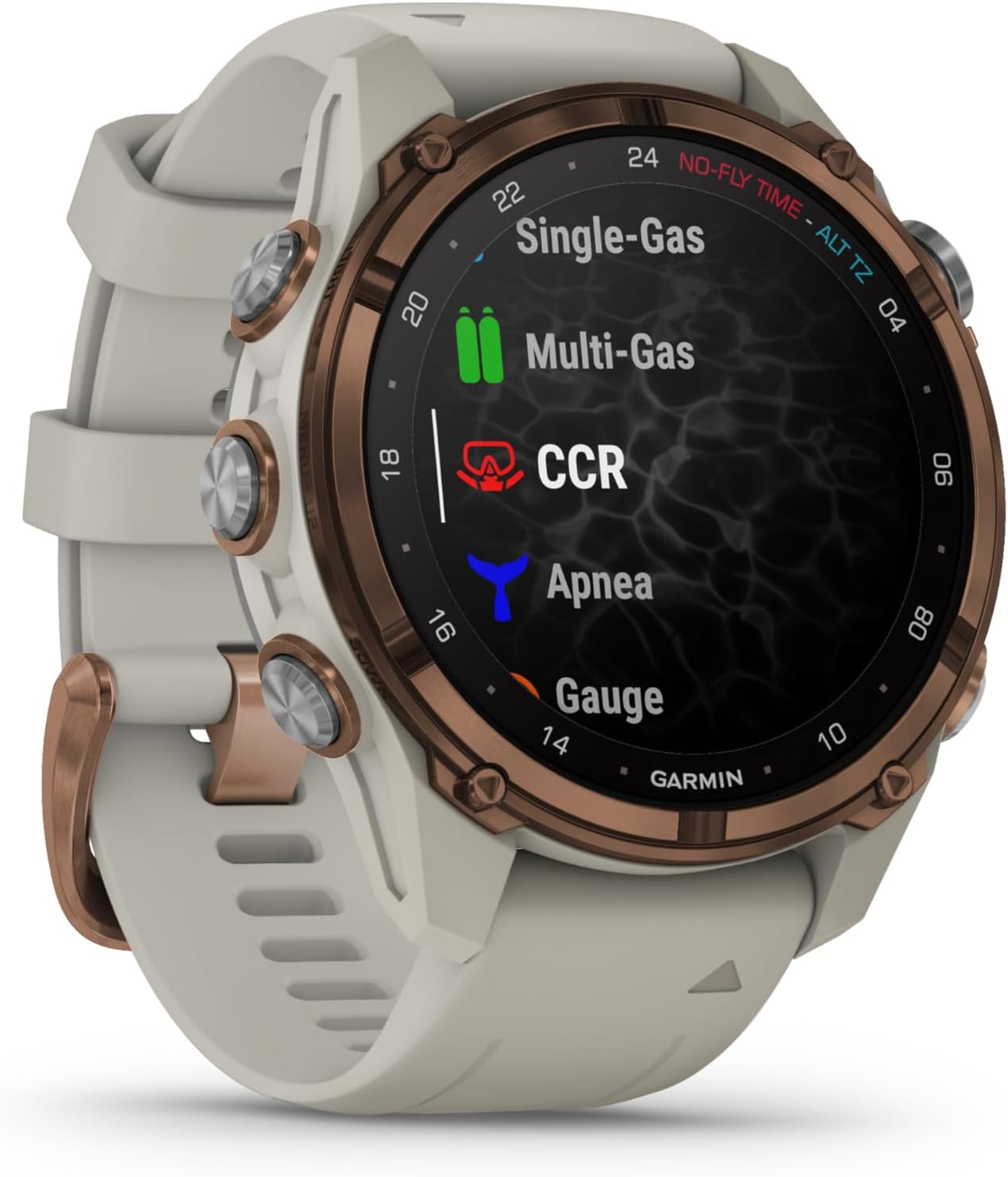 Garmin Descent Mk3 & Mk3I 51 MM & 43 mm, Titanium Dive Computer - Extra-Long Strap | Up to 25 Days Battery Life, AMOLED Display, Multi-Band GPS Smartwatch & Gift Bundle (010-02753-13)