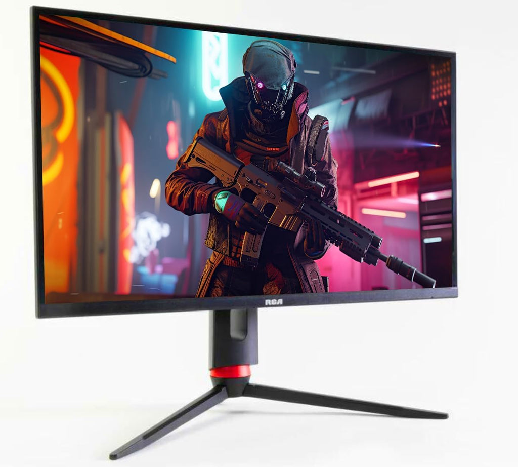 RCA 27' Evolution Select QHD Gaming Monitor | 165Hz, 2560 x 1440p, Adaptive Refresh Technology with 1ms Response, HDR10, Ultra Wide Game View - RGB Backlighting & Adjustable Stand | M27SG134F