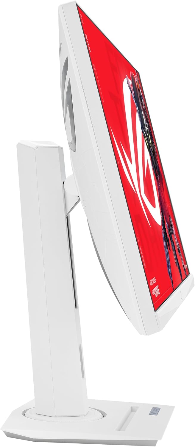 ASUS ROG Strix 27' 1440P USB-C HDR Gaming Monitor (XG27ACG-W) - White, QHD, 180Hz, 1ms, Fast IPS, DCI-P3 95%, Extreme Low Motion Blur Sync, G-Sync Compatible, Tripod Socket, AI Gaming, 3yr Warranty