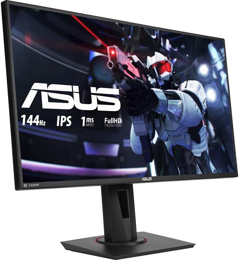 ASUS VG279Q 27' Full HD 1080p IPS 144Hz 1ms (MPRT) DP HDMI DVI Eye Care Gaming Monitor with FreeSync/Adaptive Sync