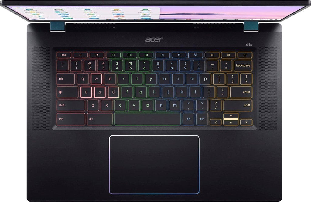 acer Chromebook Plus 516 GE CBG516-2H-59S4 – 16' WQXGA 120Hz Gaming Laptop, Intel Core 5 120U, 8GB LPDDR5, 256GB SSD, Wi-Fi 6E, RGB Keyboard, ChromeOS NX.KRVAA.001 (Renewed)