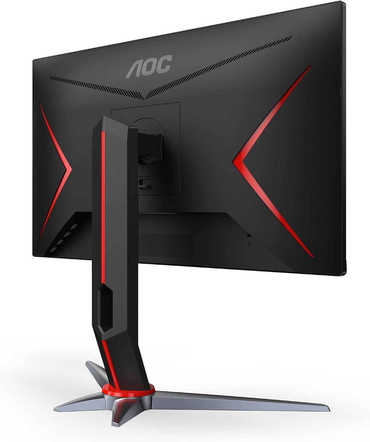 AOC 24G2 24' Frameless Gaming IPS Monitor, FHD 1080P, 1ms 144Hz, Freesync, HDMI/DP/VGA, Height Adjustable, 3-Year Zero Dead Pixel Guarantee,Black/Red