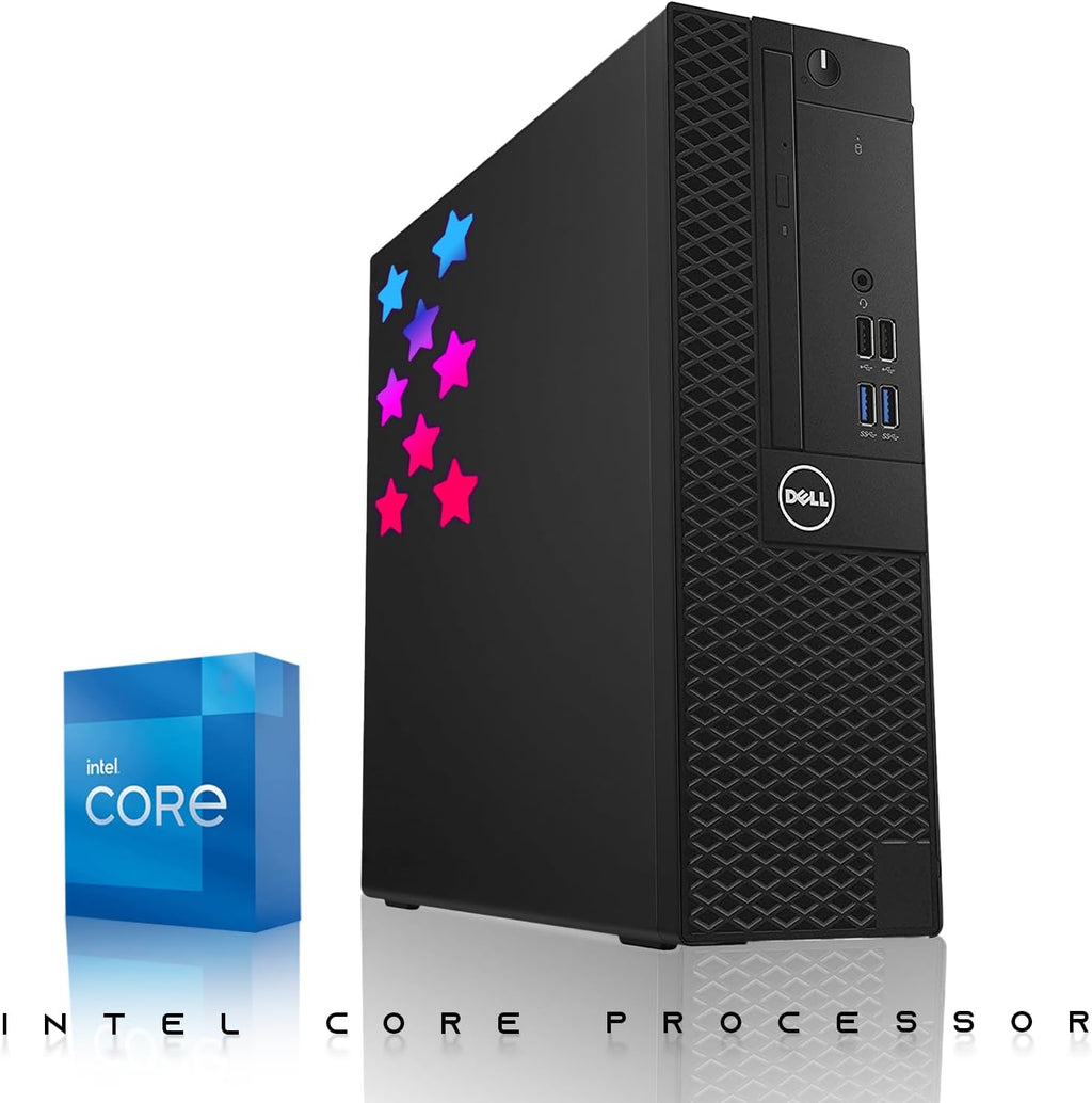 Dell Desktop PC Gaming Bundle - Core i7, 16GB RAM, 1TB SSD, 27-inch Curved Monitor, GT 730, RGB Keyboard with AI-Enhanced Copilot Key and Mouse, RGB Headphone, Webcam, Wi-Fi, Win 11 Pro (Renewed)