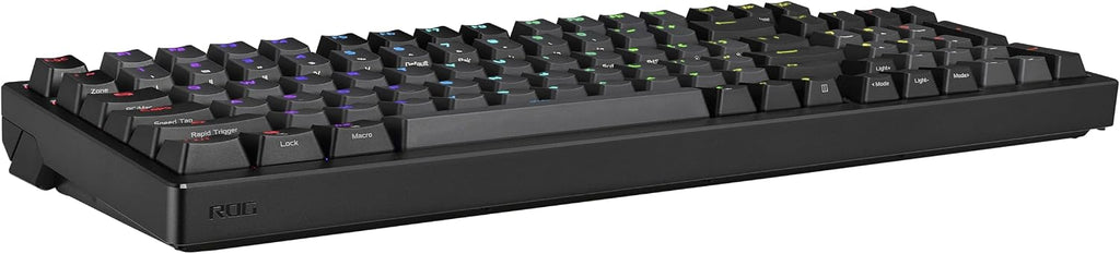 ASUS ROG Azoth 96 HE Wireless Hall Effect Gaming Keyboard – 96% Full-Size, Tri-Mode, Hot Swappable Magnetic Switch, Rapid Trigger, Speed Tap, 8K Hz Polling, Color OLED Screen, ABS Keycaps – Black