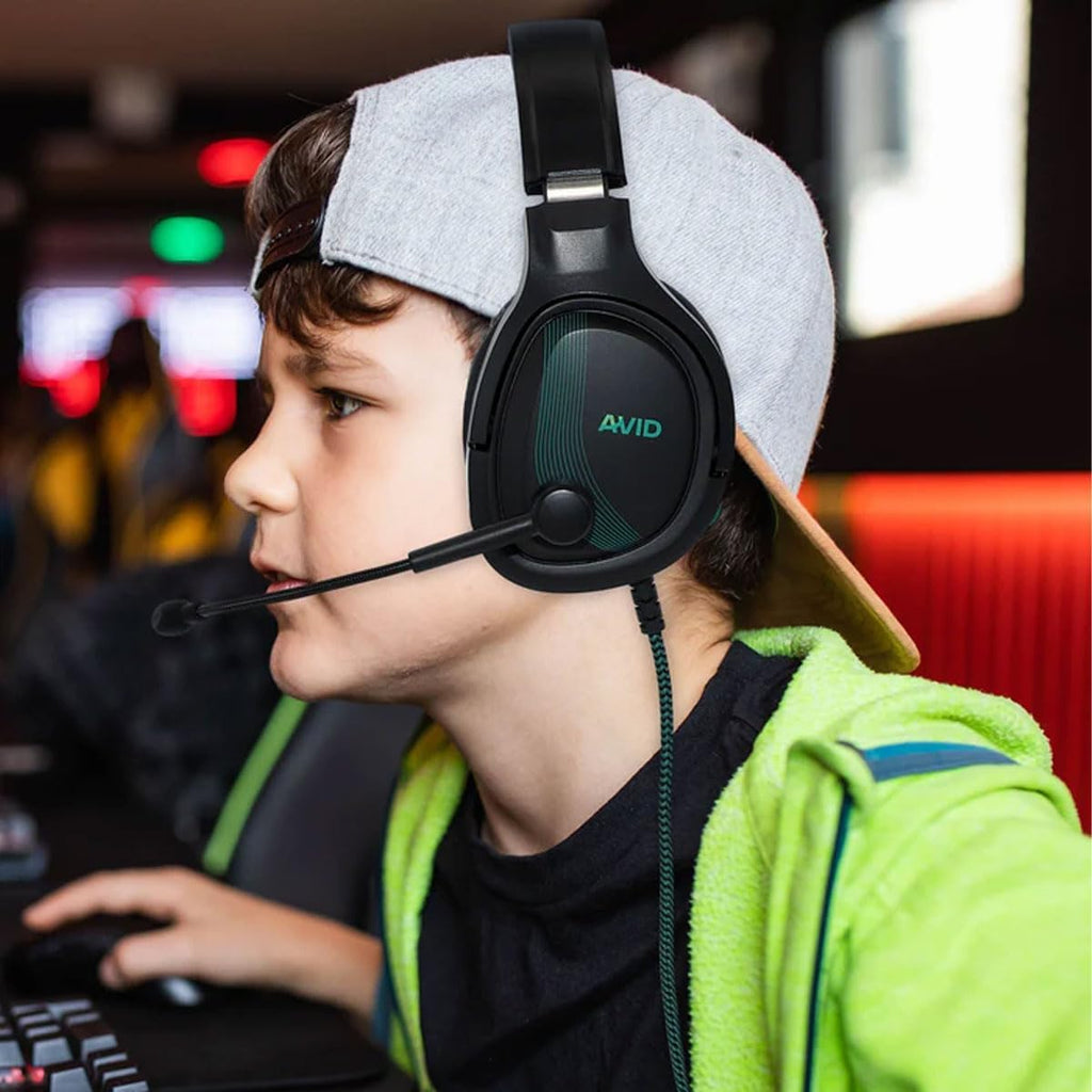 Avid AP-1000 AVIGA™ Gaming Headset, USBA, Black (20 Pack)