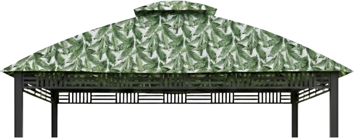 Garden Winds Durable 350 Replacement Canopy Top Compatible with Westbrook 10' x 12' Gazebo Model A101007903 - Palm