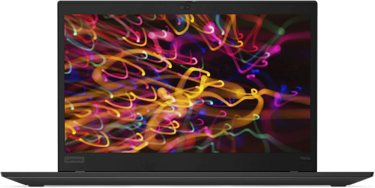 Lenovo ThinkPad T495s Laptop, AMD Ryzen 5 Pro 3500U, 16G, 512G SSD,14.0'' FHD (1920 x 1080), Black (Renewed)